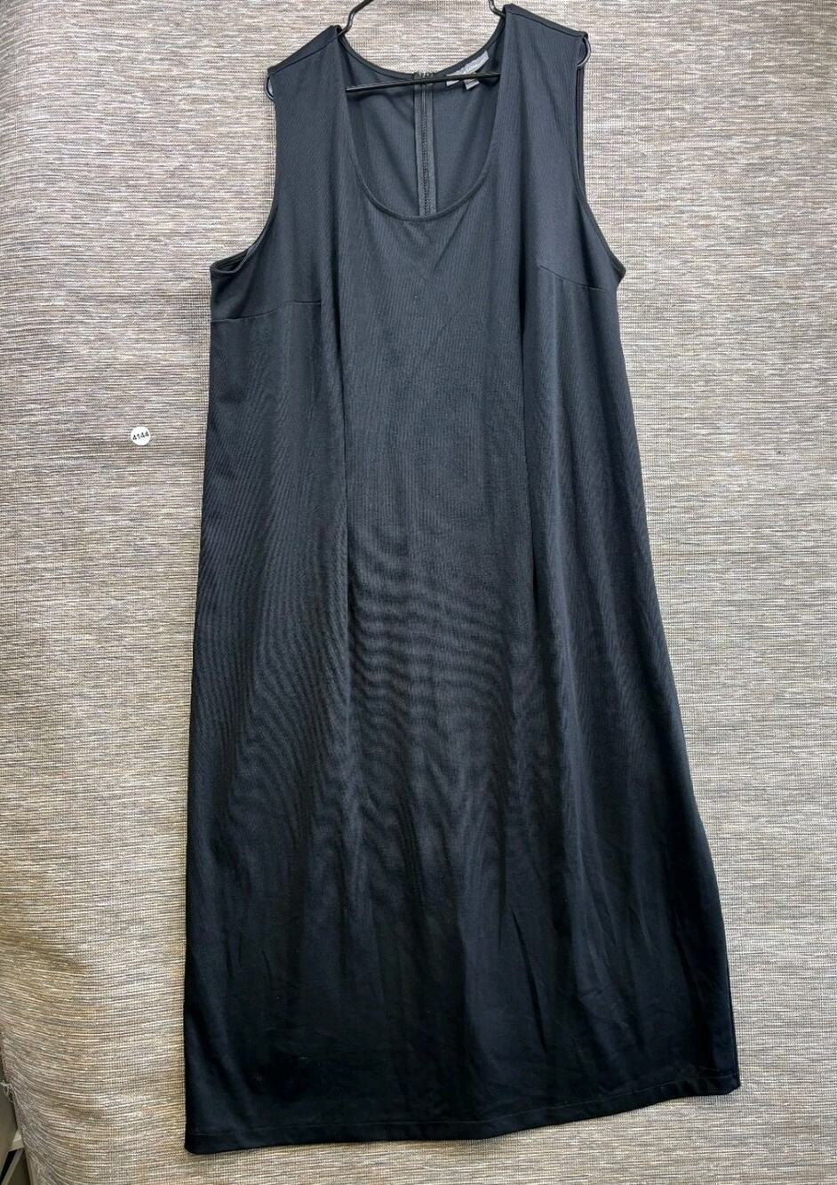 Jessica London Plus Shift Dress Women's Size 28W Black Sleeveless